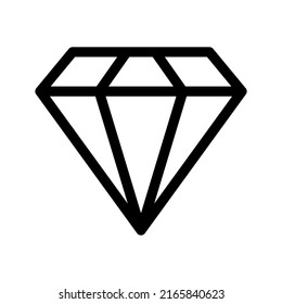 Gemstone Icon Vector Symbol Design Illustration