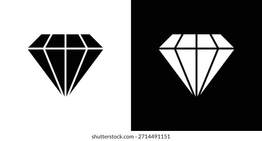 Edelstein Symbole Vektor Silhouette Design. Grafik-Design-Illustration mit Vektorgrafik.