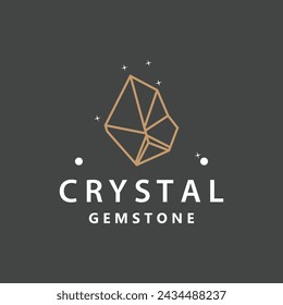 Gemstone Jewelry Logo, Design Vector Template Symbol Illustration