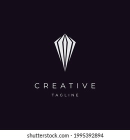 Gemstone Logo Illustration Vector Template Stock Vector (Royalty Free ...