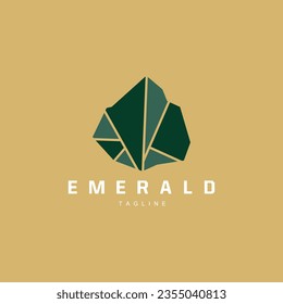 Gemstone Logo Stone Jewelry Vector Template Premium