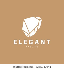 Gemstone Logo Stone Jewelry Vector Template Premium