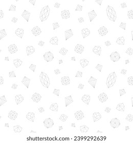 Patrón Gemstone. Pieza vectorial y fondo diamantífero impecables. Fondo de piedra de gema textil de moda.