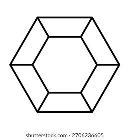 Icono del Vector de la piedra preciosa que puede modificar o editar fácilmente

