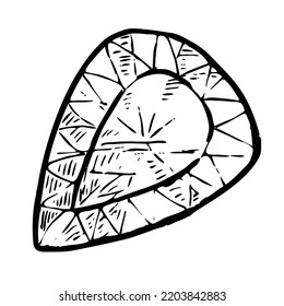 Gemeine Vektorgrafik einzeln auf weißem Hintergrund