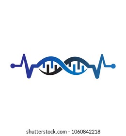 gen dna logo ilustration