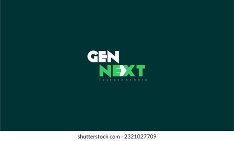 Gen Nxt Logo Vector - Event Corporate Logo