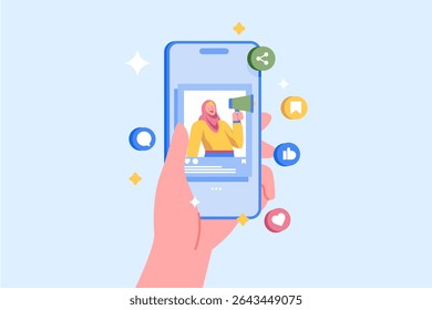 Geração Z Criando Conteúdo Com Smartphone