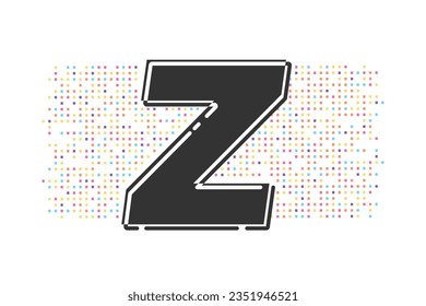 Gen Z, Generation Z, 2000's Kid, Future Generation, New Gen, Kids Logo, Gen Alpha, 2020 Vector Text Illustration Background	