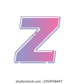 Gen Z, Generation Z, 2000's Kid, Future Generation, New Gen, Kids Logo, Gen Alpha, 2020 Vector Text Illustration Background	