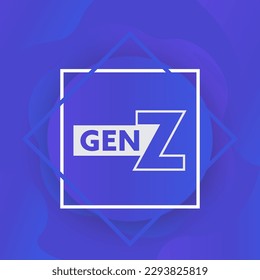 gen z vector design for web