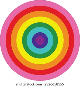 gender color circle for LGBT+, business concepts for the construction sector, shown in flat vector design.