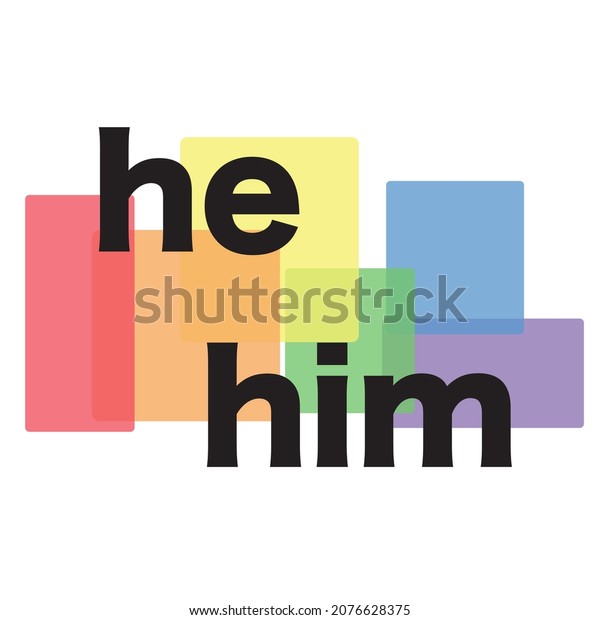 Gender Definition Pronoun They Them On Stock Vector Royalty Free 2076628375 Shutterstock 3841