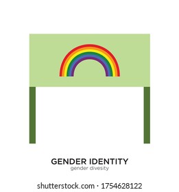 Gender diversity vector illustration flat design