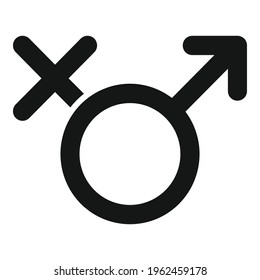 Gender empowerment icon. Simple illustration of Gender empowerment vector icon for web design isolated on white background