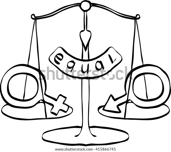 Gender Equality Concept Sex Equality Vector Stock Vector Royalty Free Gender Equality Concept Sex Equality Vector Stock Vector Royalty Free