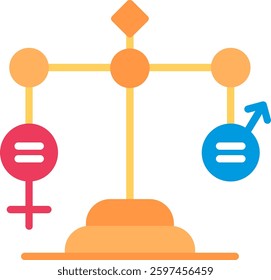 Gender Equality Flat Illustration Vector Design