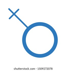 gender glyph colour vector icon