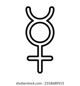 Plantilla de vector de diseño de iconos de género Ilustración