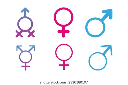 Gender-Icon-Design für Sie