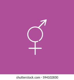 Gender icon illustration isolated vector sign symbol