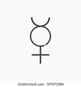 Gender icon illustration isolated vector sign symbol