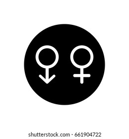 Gender icon illustration isolated vector sign symbol