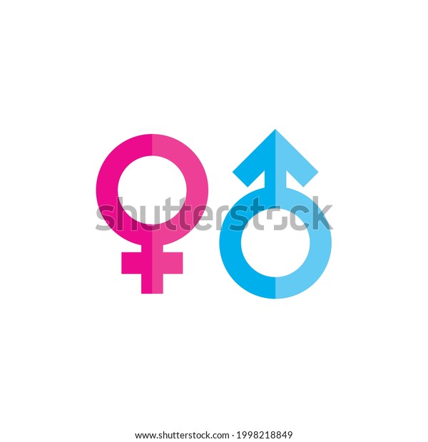 Gender Icon Sex Vector Symbol Female Stock Vector Royalty Free 1998218849