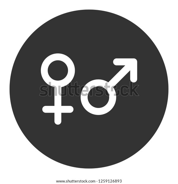 Gender Icon Gender Sign Men Women Stock Vector Royalty Free 1259126893 Shutterstock