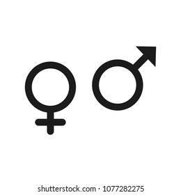 Gender Icon in trendy flat style isolated on grey background. Gender symbol for your web site design, logo, app, UI. Vector illustration, EPS10.