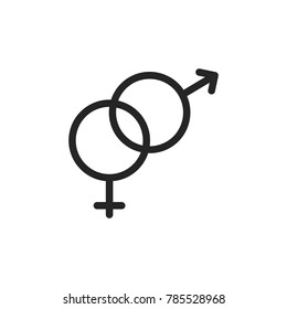 Gender Icon Stock Vector (Royalty Free) 490668169