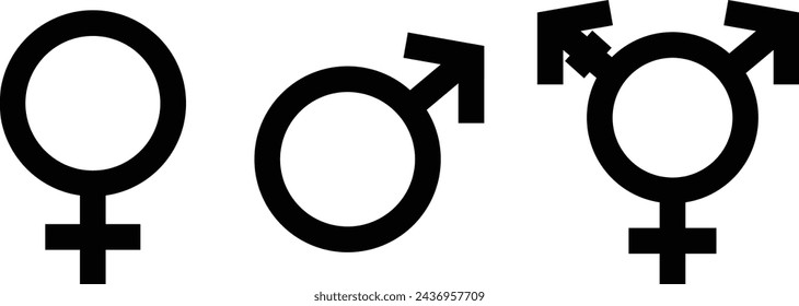 Gender icon vector design. Vector illustration