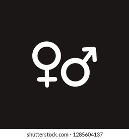 gender icon. gender vector design. sign design