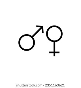 gender icon vector design templates