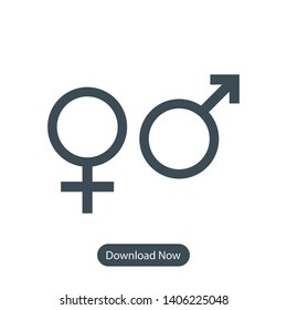 Gender Icon Vector Design website 