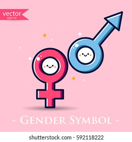 Gender icon. Vector, illustration, eps10.