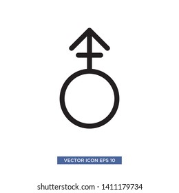 gender icon vector illustration template