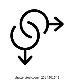 Gender Icon Vector Symbol Design Illustration