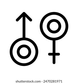 Gender Icon Vector Symbol Design Illustration