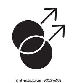 símbolo de iconos de género elementos vectoriales para web infográfica