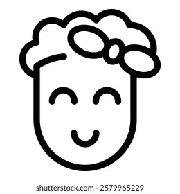 Gender identity icon. Outline Gender identity vector icon for web design isolated on white background