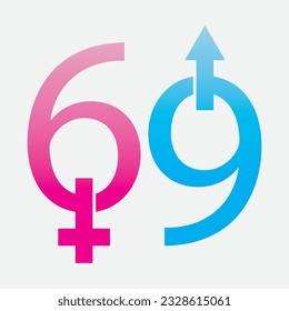 logotipo de ilustración de género. unidad hombre mujer amor.