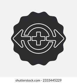 gender illustration logo. unity  man woman  love.