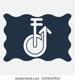 gender illustration logo. unity  man woman  love.