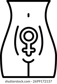 Design de ícone de vetor de Linha de Gênero