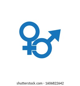 Gender Logo Vector Icon Template Stock Vector (Royalty Free) 1606822642 ...