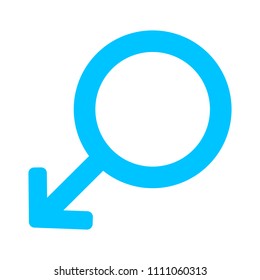 Gender Male Sex Sign Symbol, Vector Sex Illustration