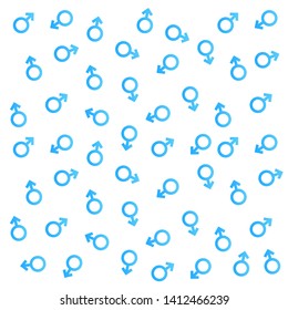 Gender marks. Man Different sexual orientation.  Icons and signs