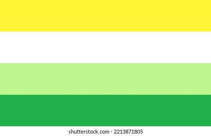 Gender Neutral Flag Pride Vector Illustration. Identity Under The Nonbinary And Transgender Umbrellas. Neutrois Is Described As Being A Neutral Gender Identity. LGBTQ+ Community. Agender, Genderless.