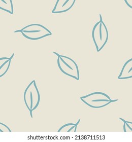 Fondo vectorial sin fisuras de género. Sencillo y caprichoso patrón de hoja de 2 tonos. Papel tapiz infantil o escándalo por toda la prensa. 